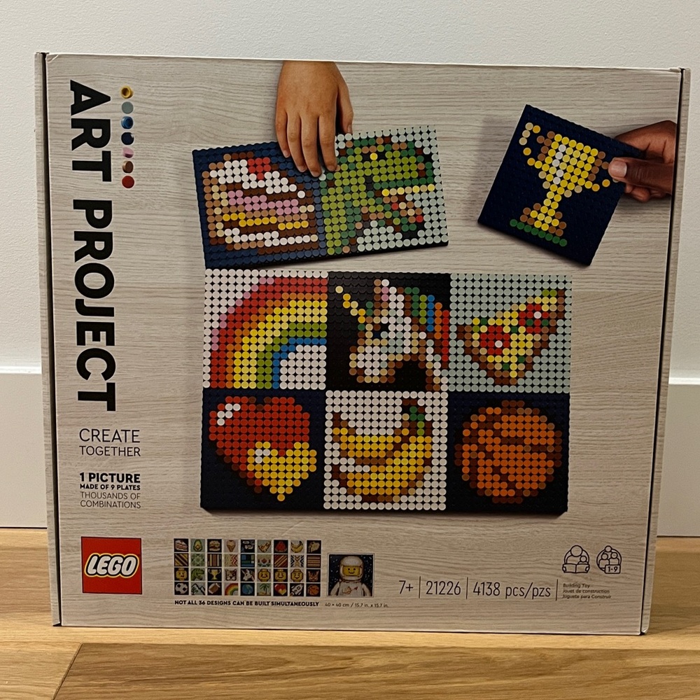 LEGO Art Project Set with Vibrant Designs 21226 New in Box